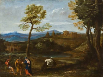 Landschaft mit der Flucht nach Ägypten